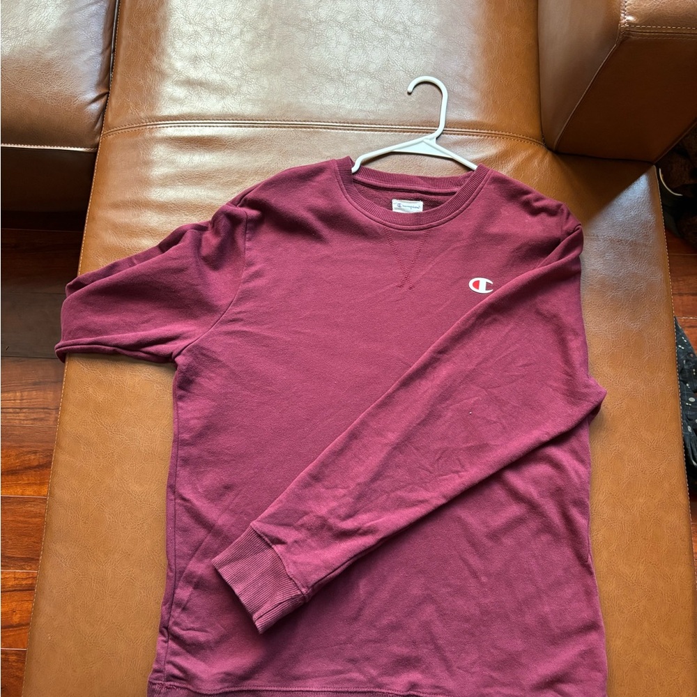 Champion Burgundy Crewneck Sweatshirt